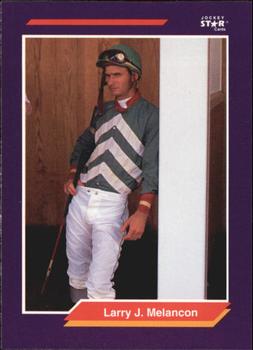 1992 Jockey Star #168 Larry J. Melancon Front